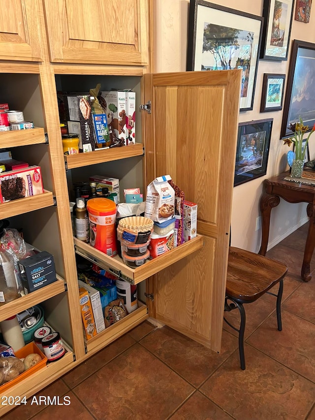 view of pantry