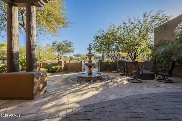 view of patio