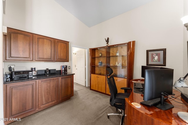 29806 N 43rd Pl, Cave Creek, AZ 85331 - office with high vaulted ceiling and light colored carpet