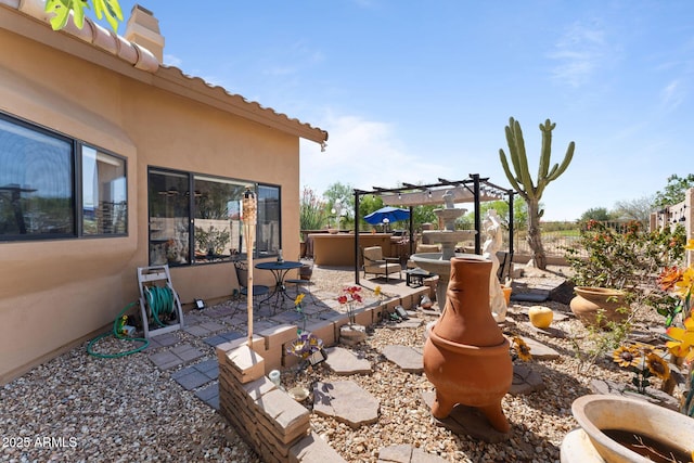 29806 N 43rd Pl, Cave Creek, AZ 85331 - view of patio with fence and a pergola
