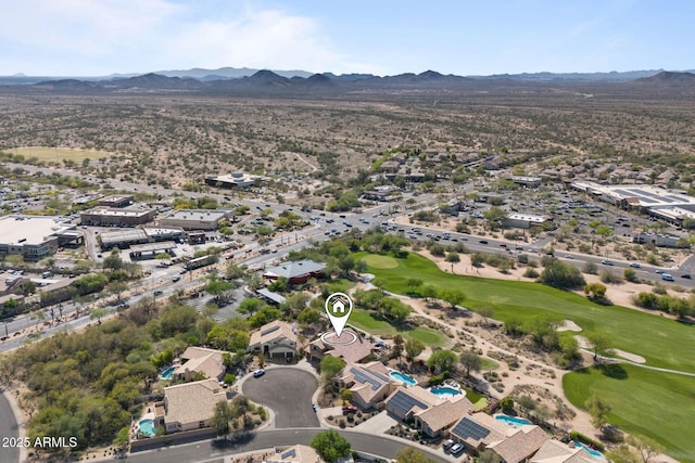 29806 N 43rd Pl, Cave Creek, AZ 85331 - birds eye view of property featuring view of golf course and a mountain view