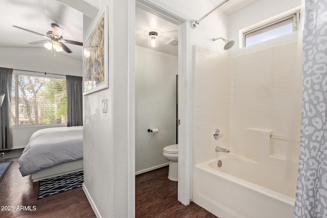 3222 E Cortez St, Phoenix, AZ 85028 - full bath with toilet, wood finished floors, and healthy amount of natural light