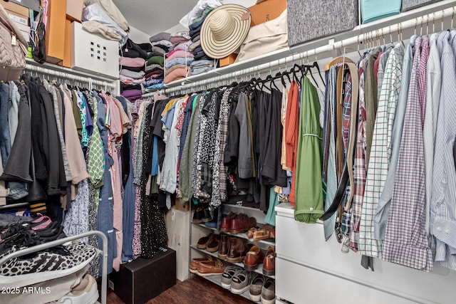 3222 E Cortez St, Phoenix, AZ 85028 - walk in closet featuring wood finished floors