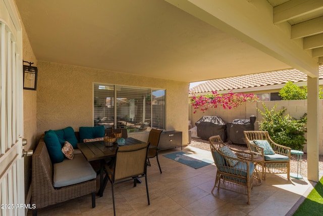 3222 E Cortez St, Phoenix, AZ 85028 - view of patio featuring outdoor dining space