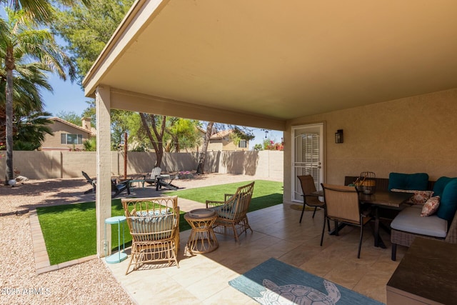 3222 E Cortez St, Phoenix, AZ 85028 - view of patio featuring outdoor dining area