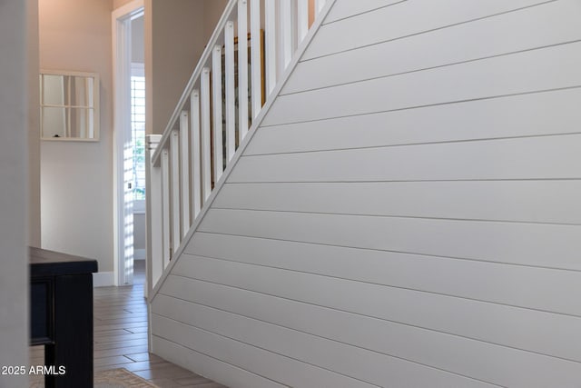 21194 W Hillcrest Blvd, Buckeye, AZ 85396 - stairway with wood finished floors