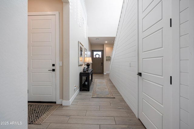 21194 W Hillcrest Blvd, Buckeye, AZ 85396 - hallway featuring wood finish floors and baseboards