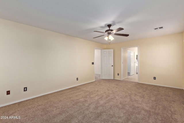 6321 S Teresa Dr, Chandler, AZ 85249 - unfurnished room with ceiling fan, light colored carpet, and baseboards