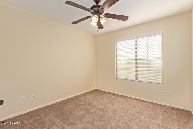 6321 S Teresa Dr, Chandler, AZ 85249 - carpeted spare room with baseboards and a ceiling fan