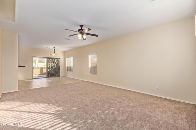 6321 S Teresa Dr, Chandler, AZ 85249 - carpeted empty room with a ceiling fan and baseboards