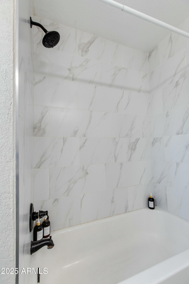 full bathroom featuring bathing tub / shower combination