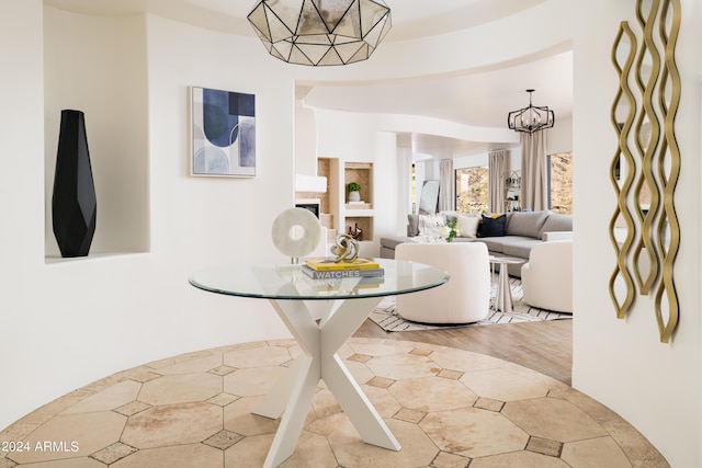 4636 E Moonlight Way, Paradise Valley, AZ 85253 - foyer entrance with a chandelier
