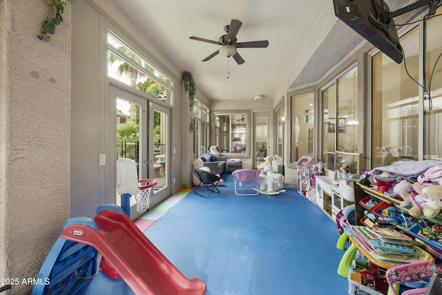 7262 W Firebird Dr, Glendale, AZ 85308 - sunroom featuring french doors