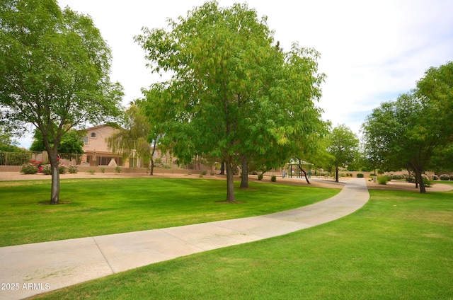 7262 W Firebird Dr, Glendale, AZ 85308 - surrounding community with a lawn