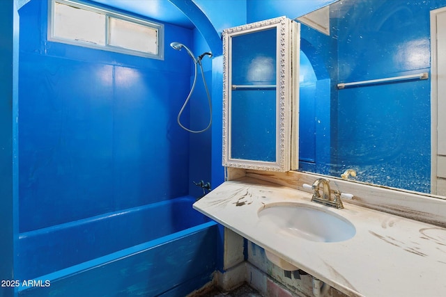 2230 N 12th St Rear, Rear, Phoenix, AZ 85006 - full bathroom with a sink and bathing tub / shower combination