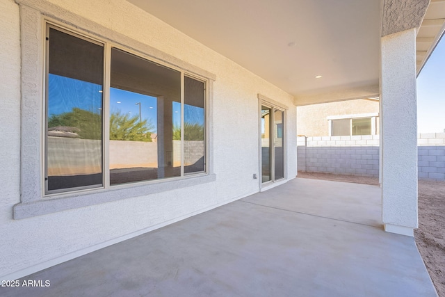 view of patio