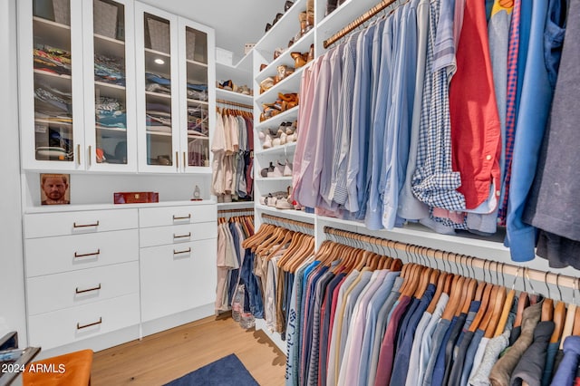 5151 N 13th Pl Unit 4, Phoenix, AZ 85014 - walk in closet with light wood-type flooring