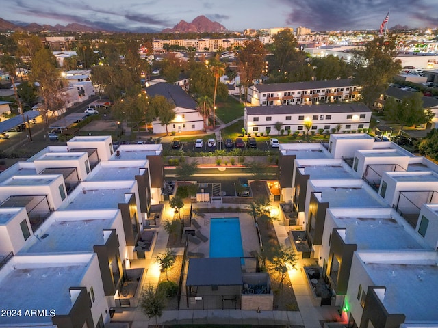5151 N 13th Pl Unit 4, Phoenix, AZ 85014 - view of aerial view at dusk