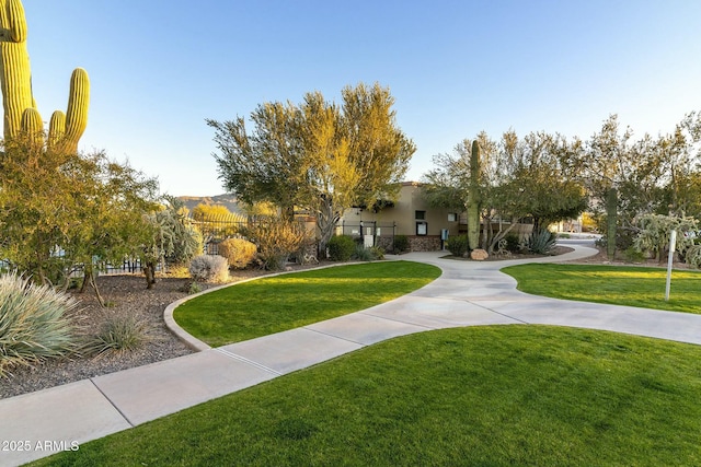 exterior space featuring a yard