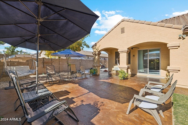 view of patio