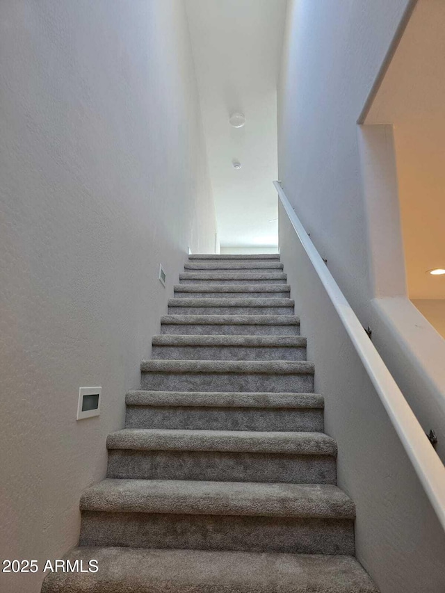 view of stairway