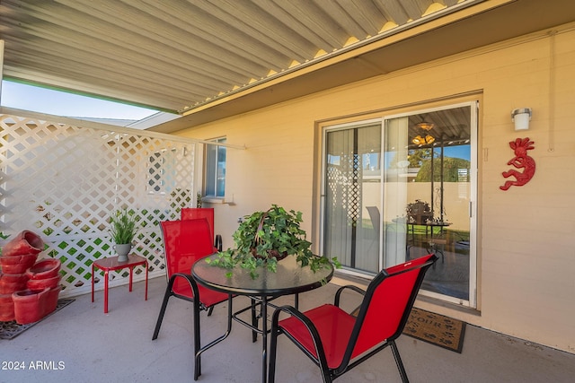 view of patio