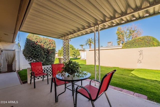 view of patio