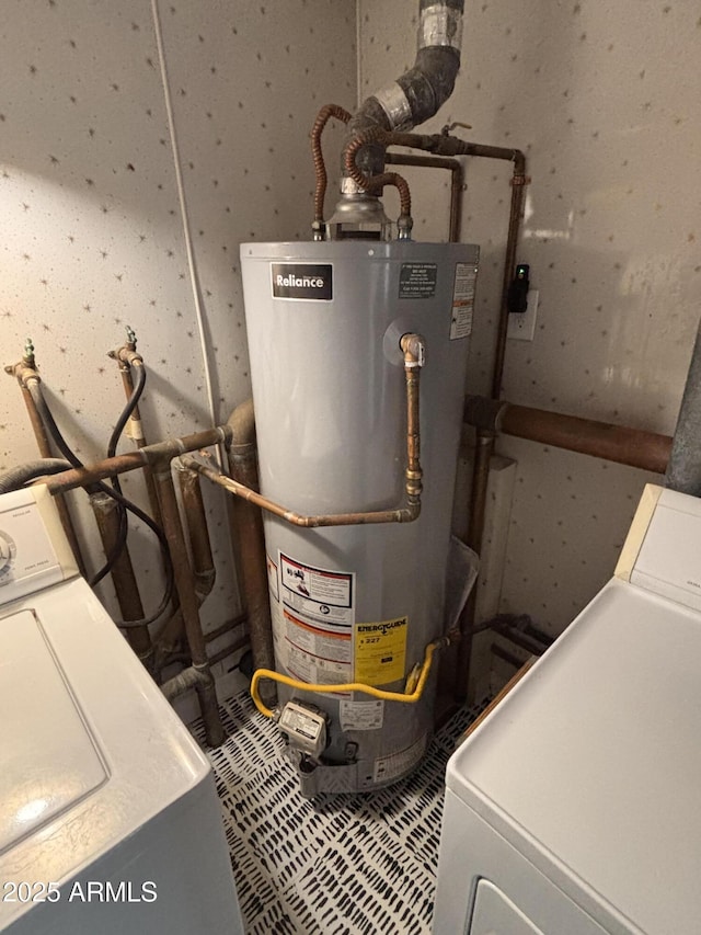 251 W 8th St, Ajo, AZ 85321 - utilities with washer / dryer and water heater