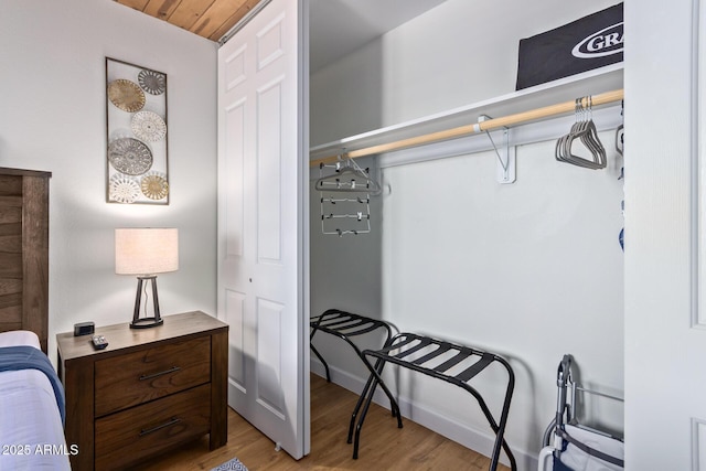 view of closet