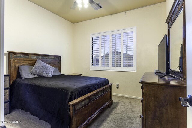 1123 E Shepherds Way, Casa Grande, AZ 85122 - carpeted bedroom with baseboards and ceiling fan