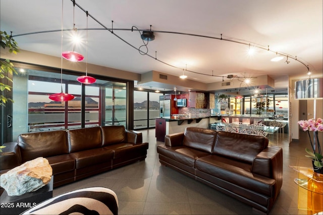 building lobby featuring visible vents