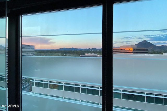 property view of water with a mountain view