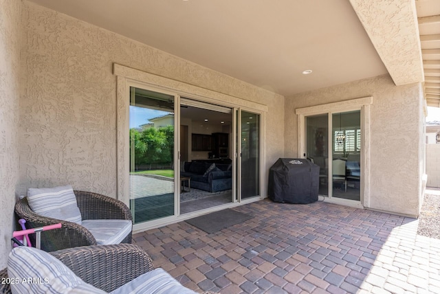 view of patio / terrace with grilling area