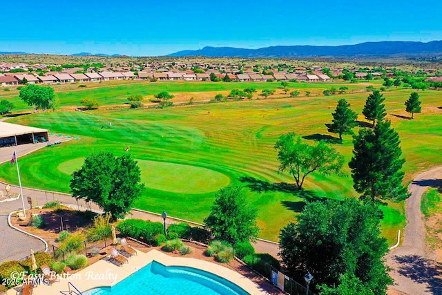 4968 E Meadow Vista Dr, Cornville, AZ 86325 - drone / aerial view featuring a mountain view and a residential view