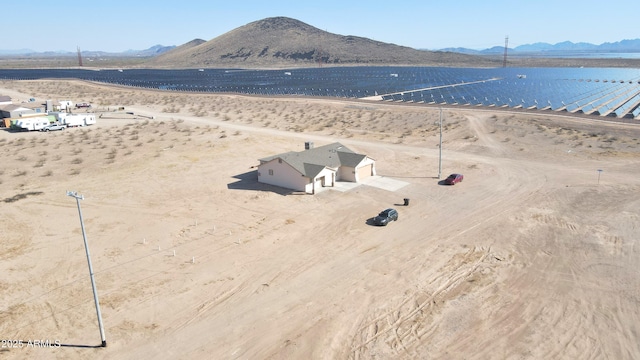 exterior space featuring a mountain view