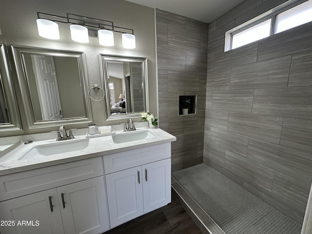 15075 W Amelia Dr, Goodyear, AZ 85395 - full bath featuring double vanity and tiled shower