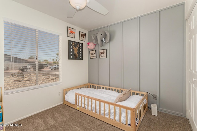 9825 N 44th Ave, Glendale, AZ 85302 - bedroom featuring carpet floors and a ceiling fan