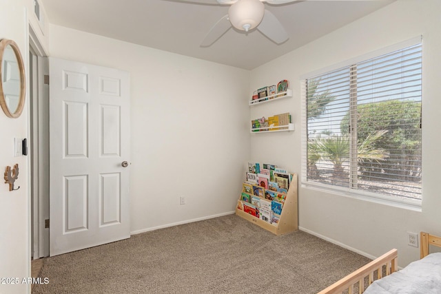 9825 N 44th Ave, Glendale, AZ 85302 - carpeted bedroom featuring baseboards and ceiling fan
