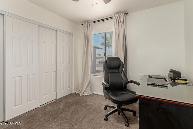 9825 N 44th Ave, Glendale, AZ 85302 - carpeted office space featuring ceiling fan