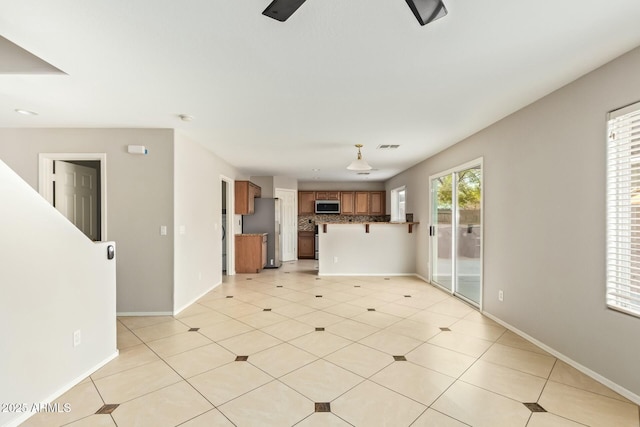 view of unfurnished living room