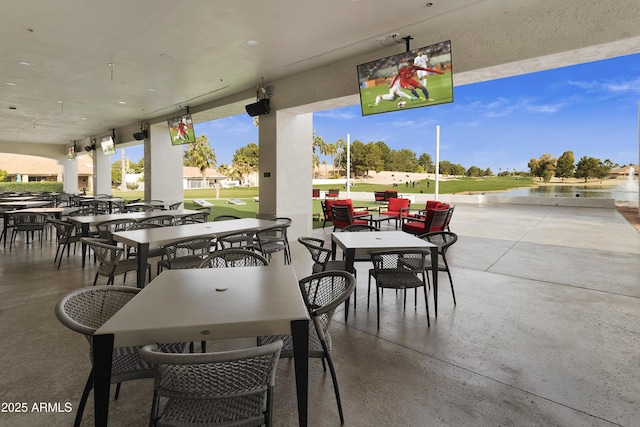 25042 S Hollygreen Dr, Sun Lakes, AZ 85248 - view of patio / terrace with outdoor dining space