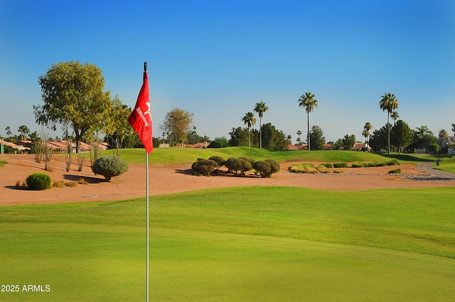 25042 S Hollygreen Dr, Sun Lakes, AZ 85248 - view of home's community with a lawn and view of golf course