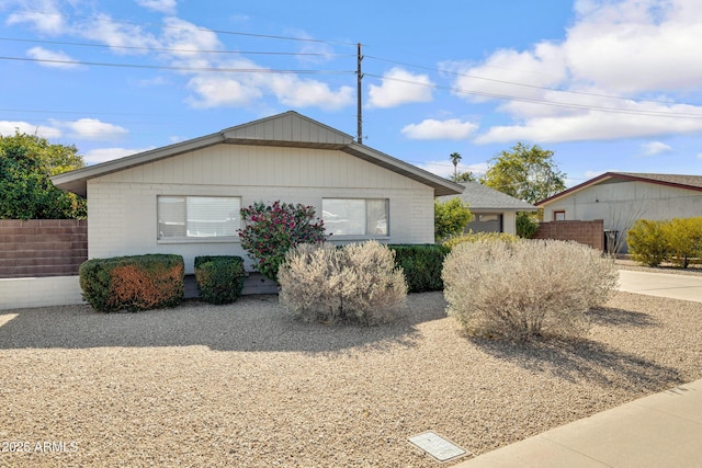 view of side of property