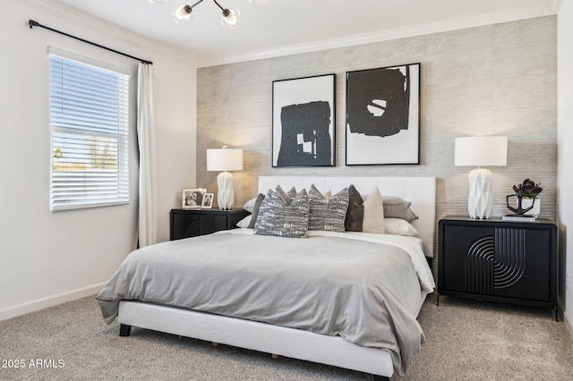 1584 S 241st Ave, Buckeye, AZ 85326 - bedroom with crown molding and carpet