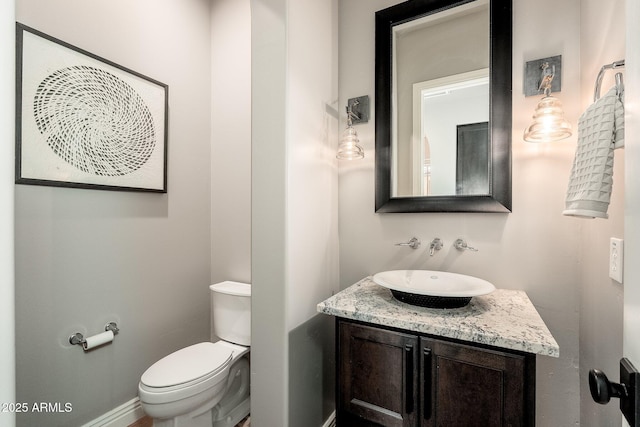 11070 E Bent Tree Dr, Scottsdale, AZ 85262 - half bath featuring vanity and toilet