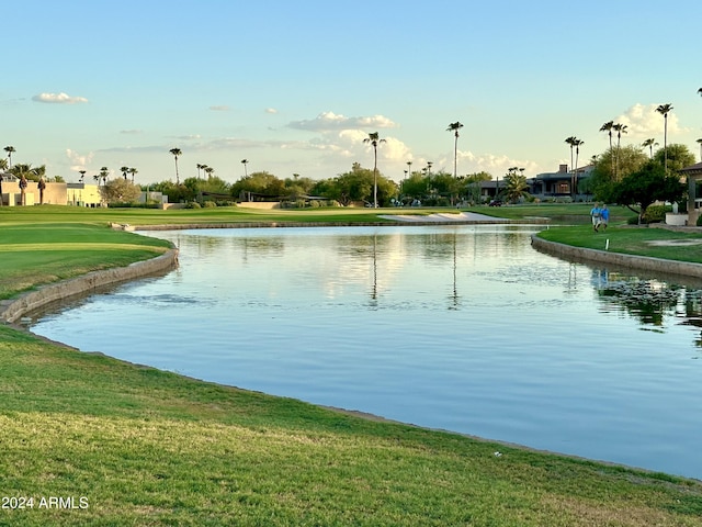 view of water feature