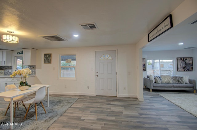 11014 W Cocopah St, Avondale, AZ 85323 - entryway featuring healthy amount of natural light, wood finished floors, and recessed lighting