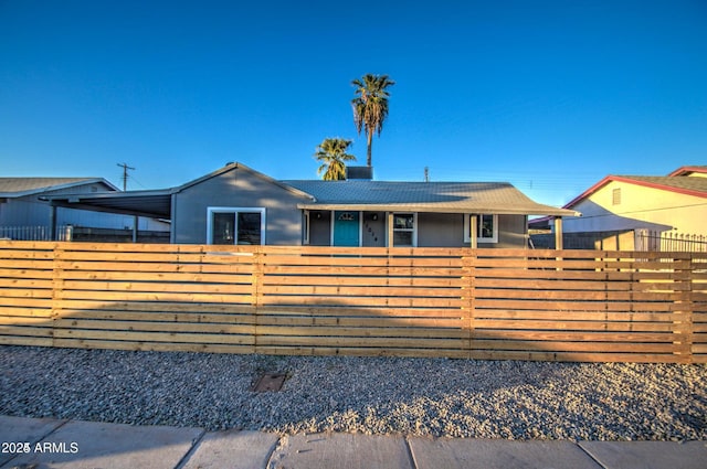 11014 W Cocopah St, Avondale, AZ 85323 - view of front of house featuring a fenced front yard