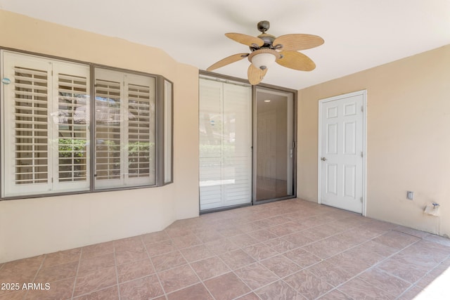 4200 N Miller Rd Unit 112, Scottsdale, AZ 85251 - view of patio with ceiling fan