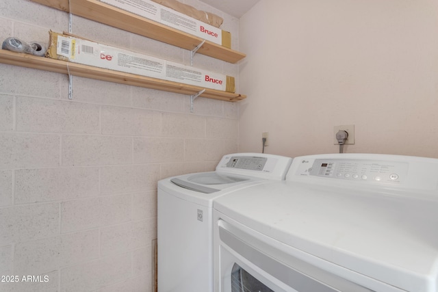 4200 N Miller Rd Unit 112, Scottsdale, AZ 85251 - clothes washing area with washer and clothes dryer
